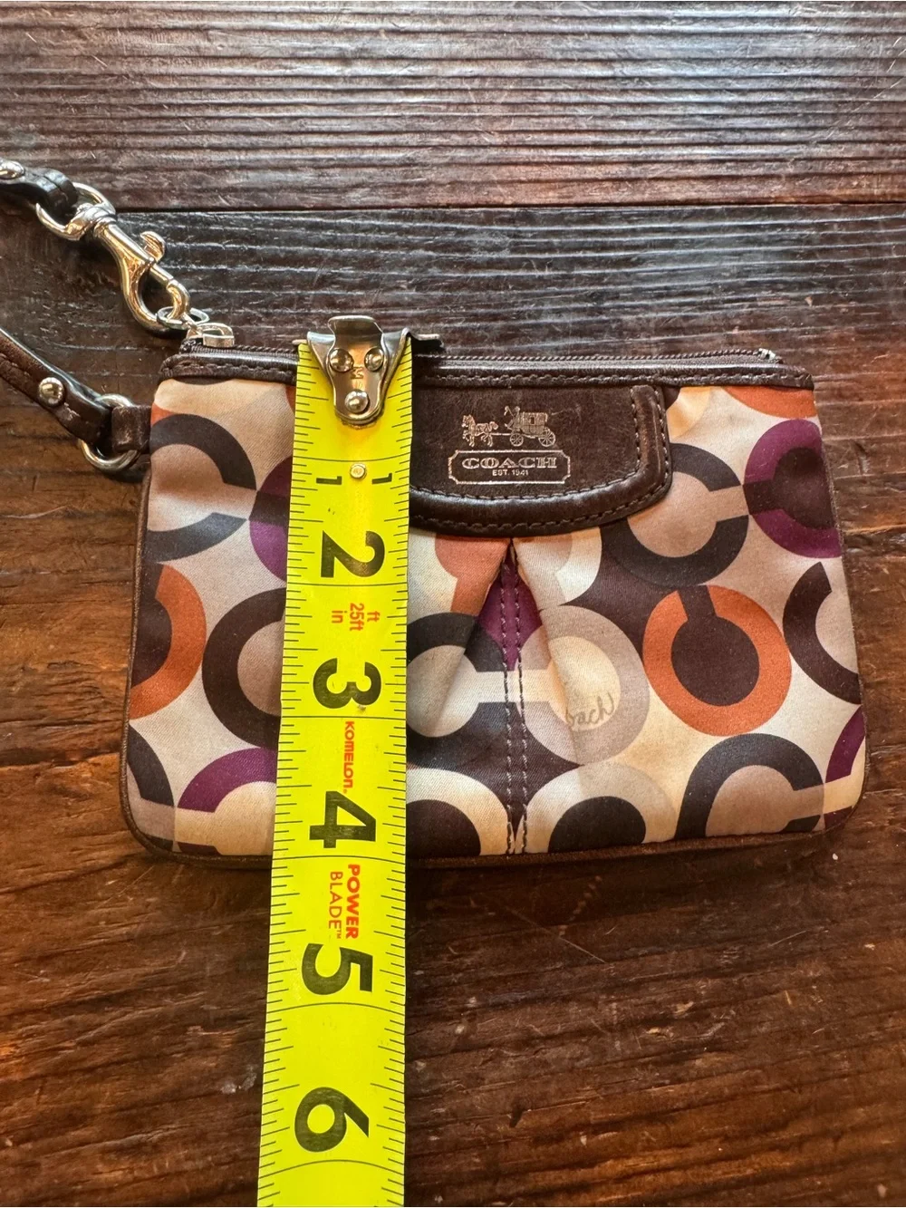 Vintage‎ Y2K Coach Signature “C” Wristlet